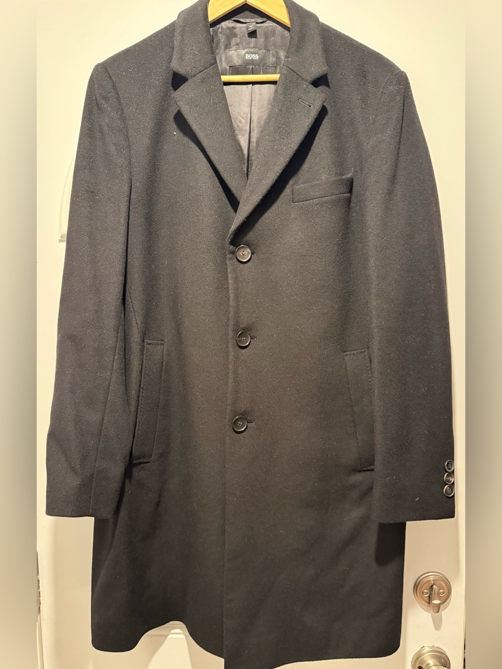 Hugo Boss Slim-Fit Wool & Cashmere Coat 40R